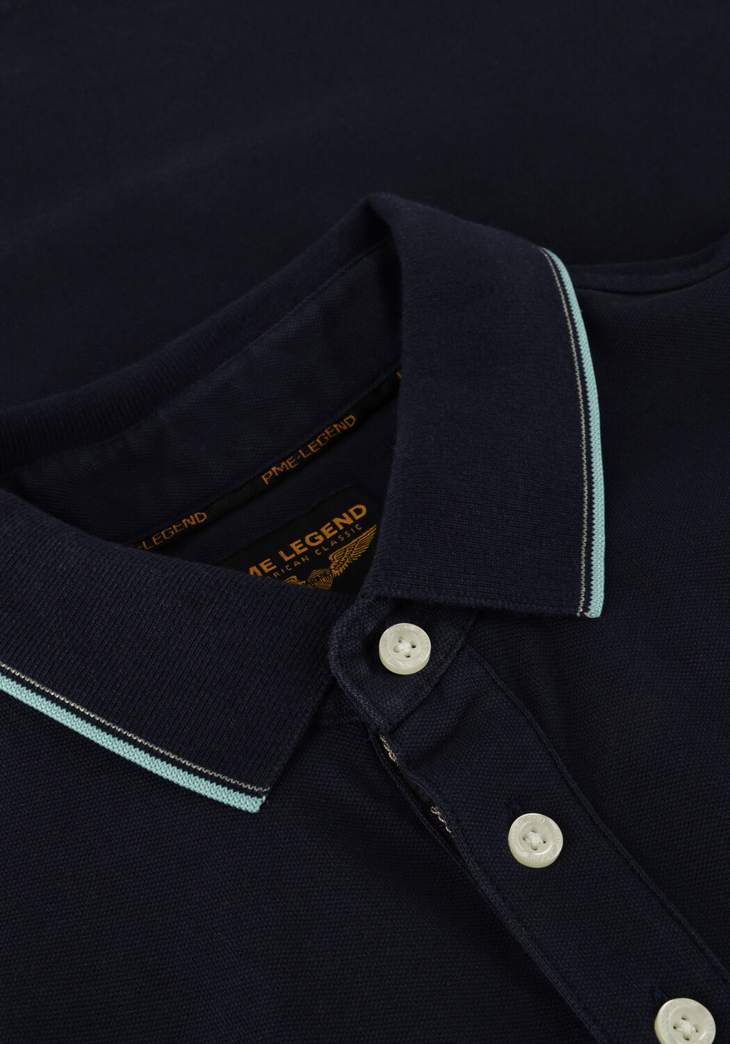 Donkerblauwe PME LEGEND Polo STRETCH PIQUE PACKAGE - large