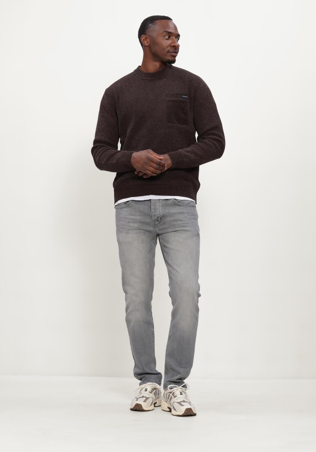 BLUE INDUSTRY Heren Truien & Vesten Knitwear Bruin