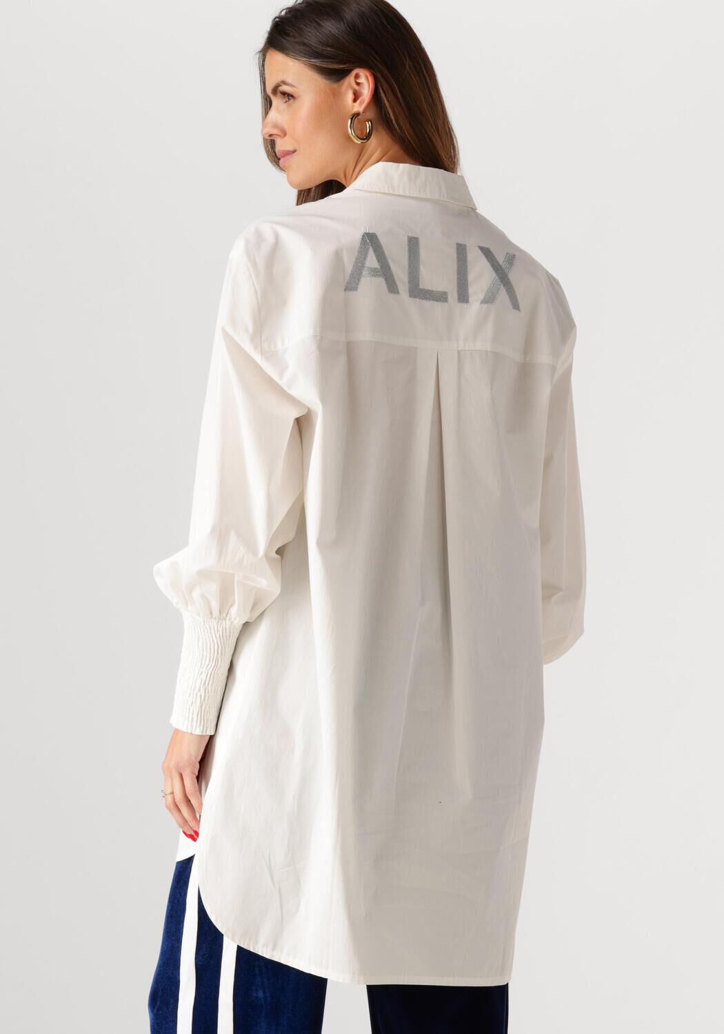 ALIX THE LABEL Dames Blouses Ladies Woven Oversized Blouse Wit
