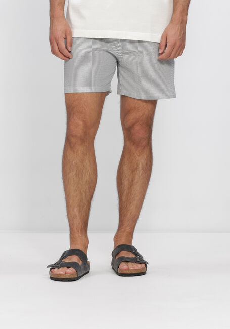 Blauwe SELECTED MEN Zwembroeken SLHCOOPER-SEERSUCKER  SWIMSHORTS - large