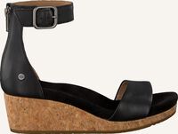 Zwarte UGG Platte sandalen ZOE II - medium