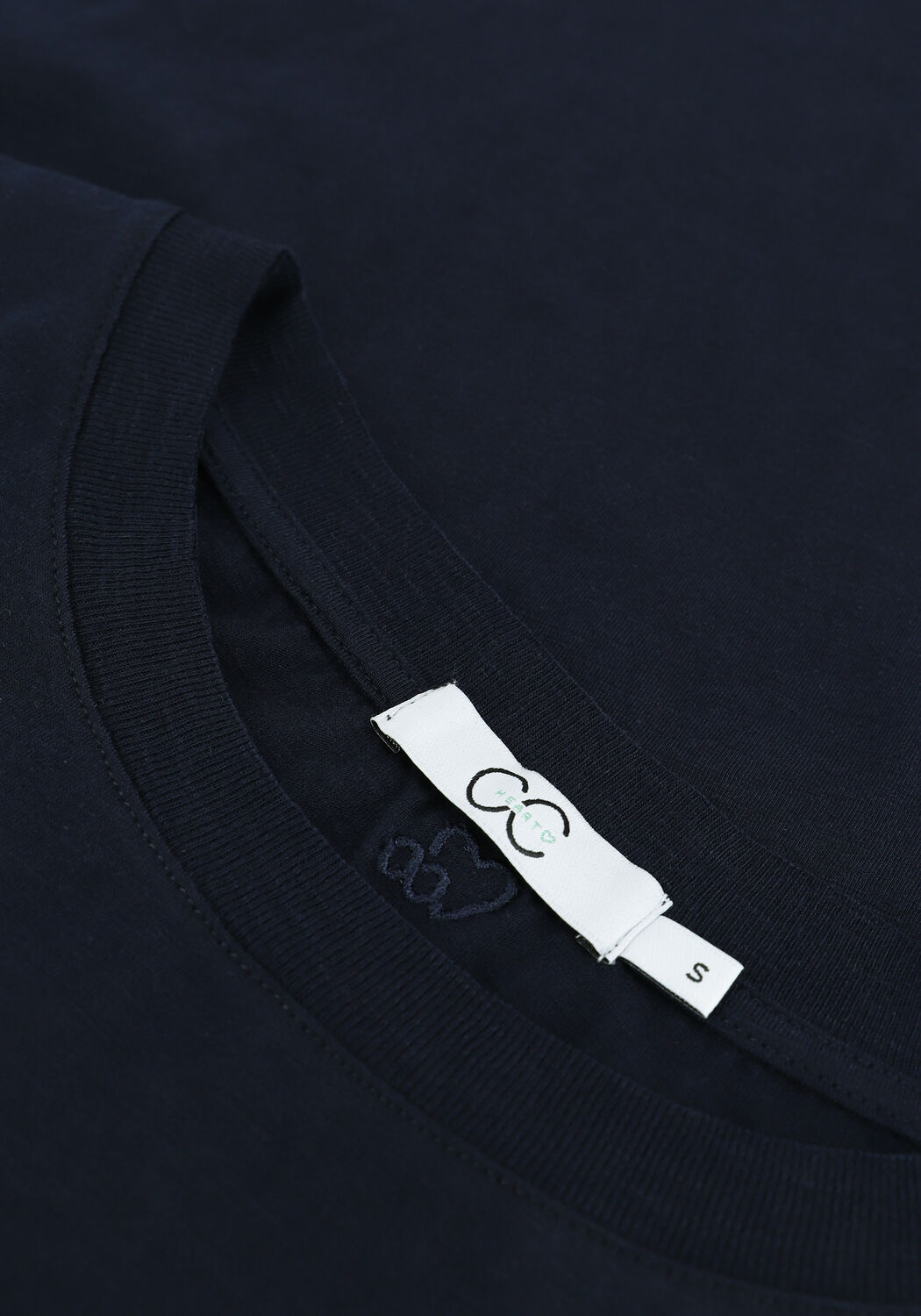 Donkerblauwe CC HEART T-shirt BASIC T-SHIRT - large