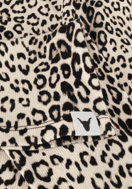 Bruine ALIX MINI Flared broek KNITTED LEOPARD FLARED PANTS - large