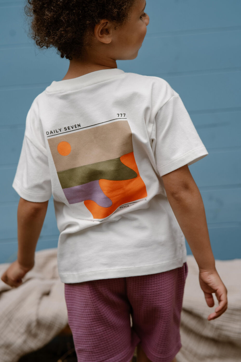 Witte DAILY7 T-shirt T-SHIRT DAILY 7 WAVES - large