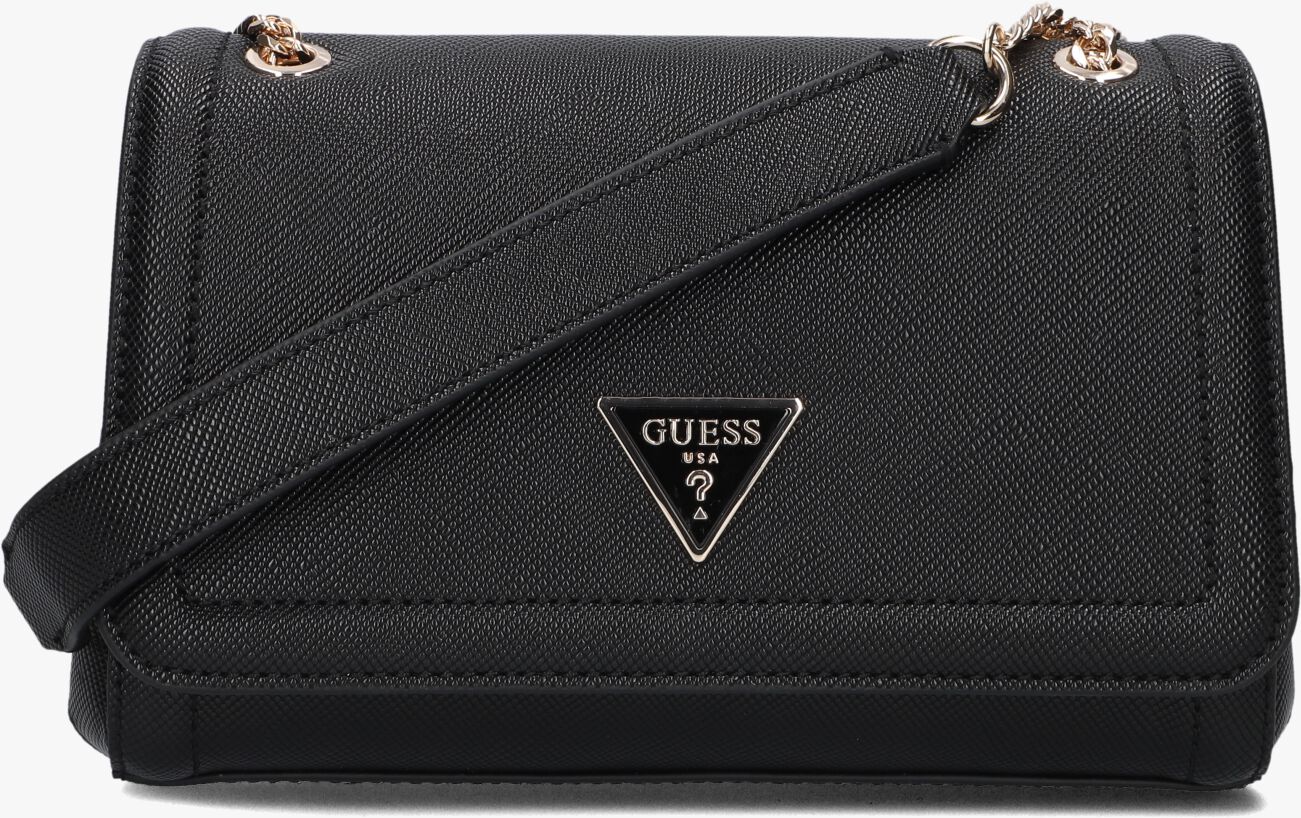 Guess NOELLE CONVERTIBLE XBODY FLAP - Sac bandoulière - coal logo/gris Guess NOELLE CONVERTIBLE XBODY FLAP - Sac bandoulière - coal logo/gris