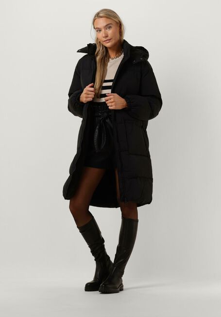 Zwarte PENN & INK Gewatteerde jas W23C168 - large