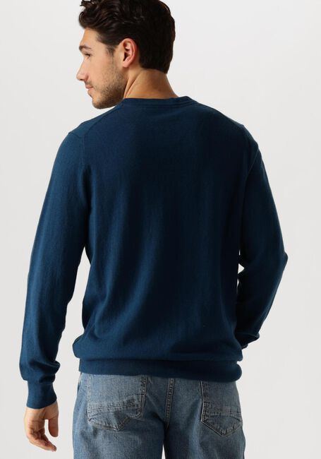 Blauwe LYLE & SCOTT Trui COTTON MERINO CREW NECK JUMPER - large