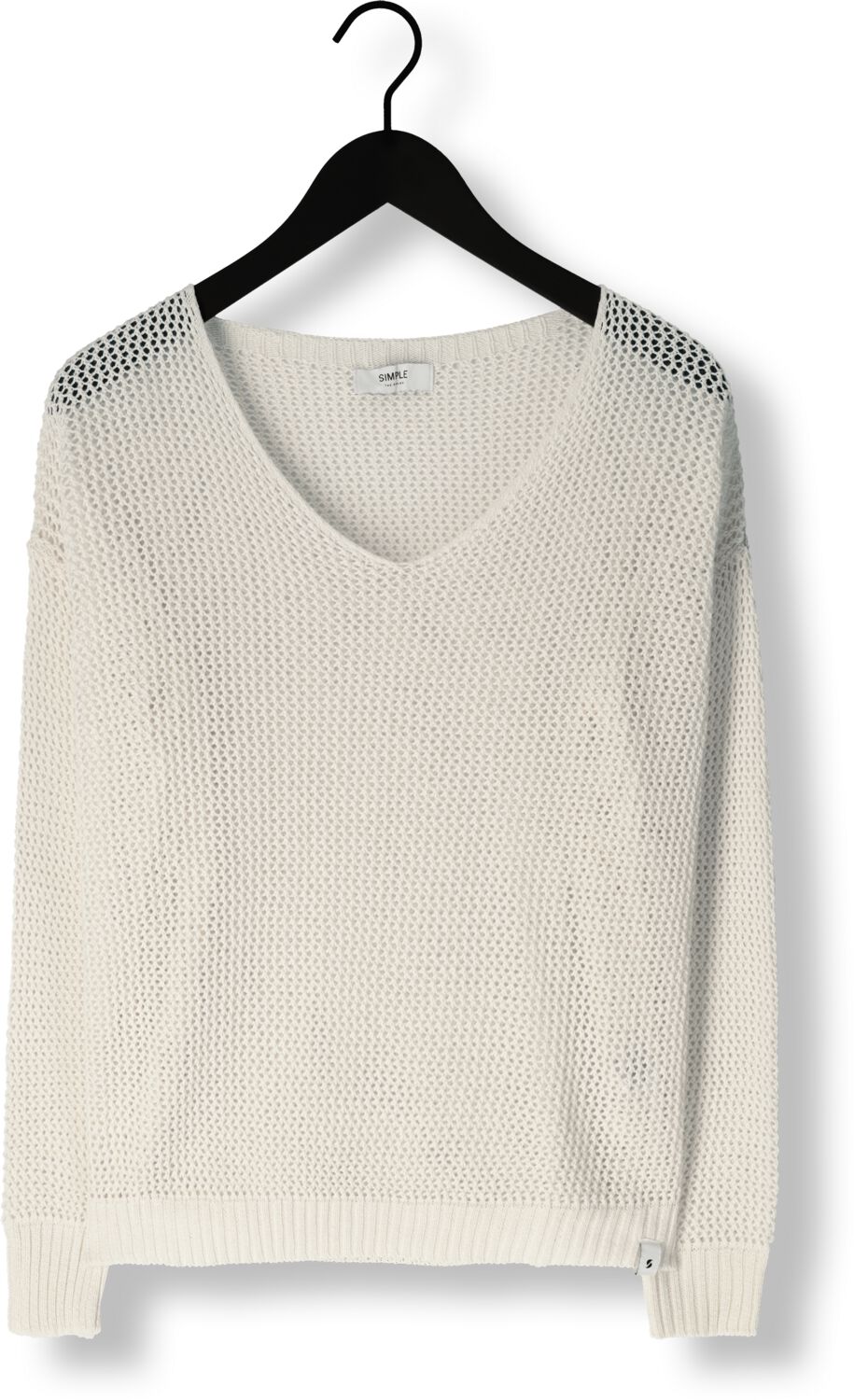 SIMPLE Dames Tops & T-shirts Knit-eco-50co-24-1 Ecru