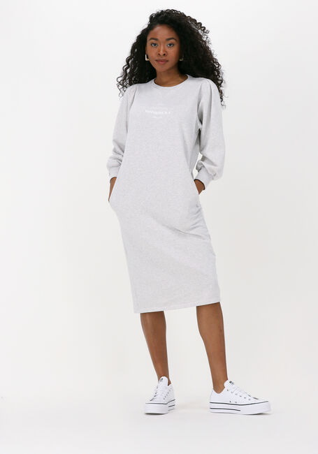 Grijze PENN & INK Midi jurk S22F1044 - large