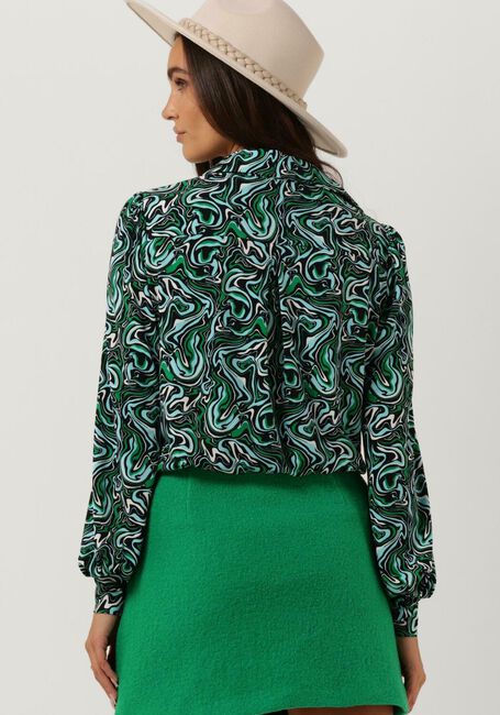 Blauwe VANILIA Blouses LIQUID BLOUSE - large