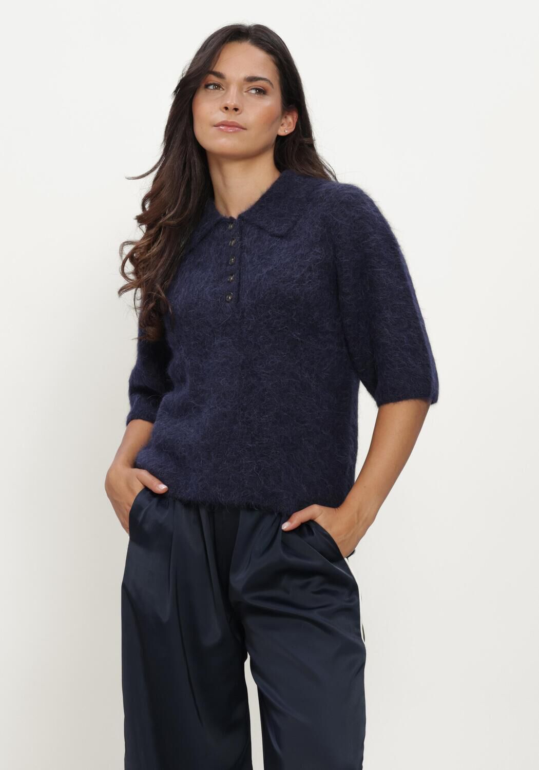 LINA LOCCHI Dames Truien & Vesten Ll-benita Donkerblauw