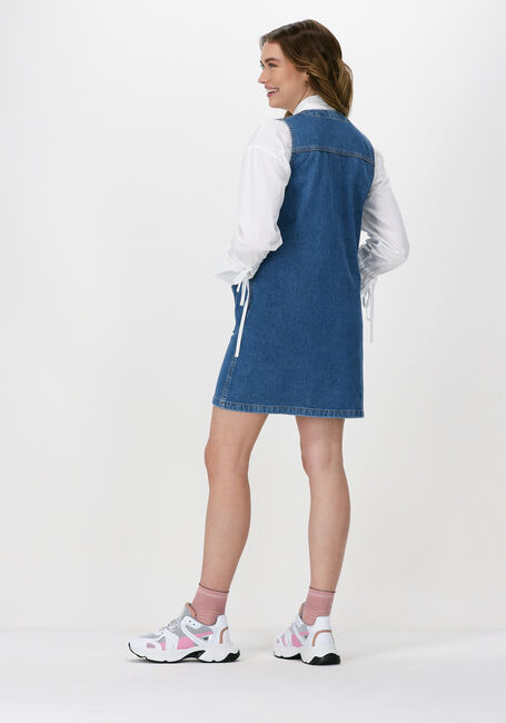 Blauwe ENVII Mini jurk ENROWAN SL DRESS 6863 - large