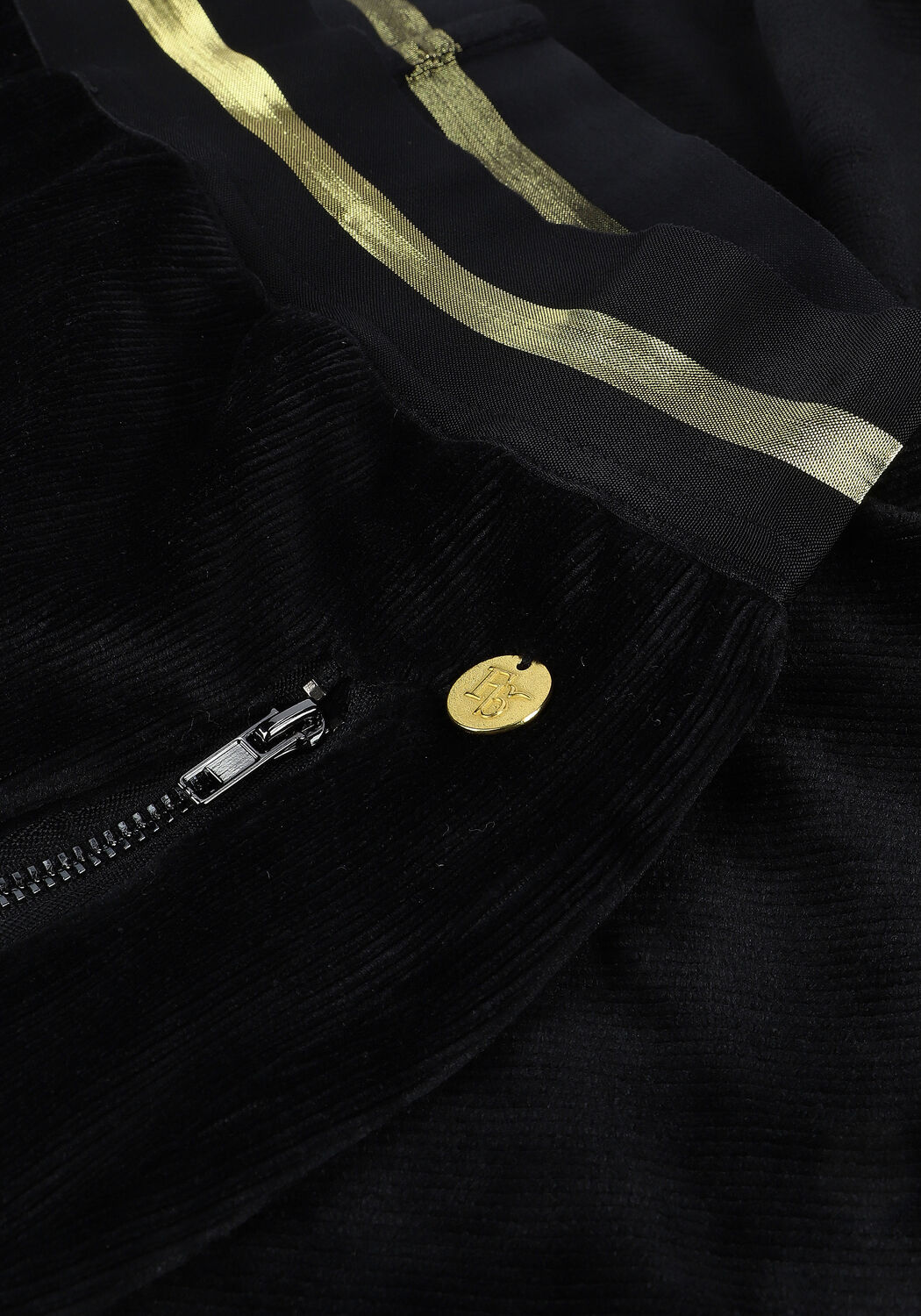 Zwarte FREEBIRD Flared broek LOURDES PANTS - large