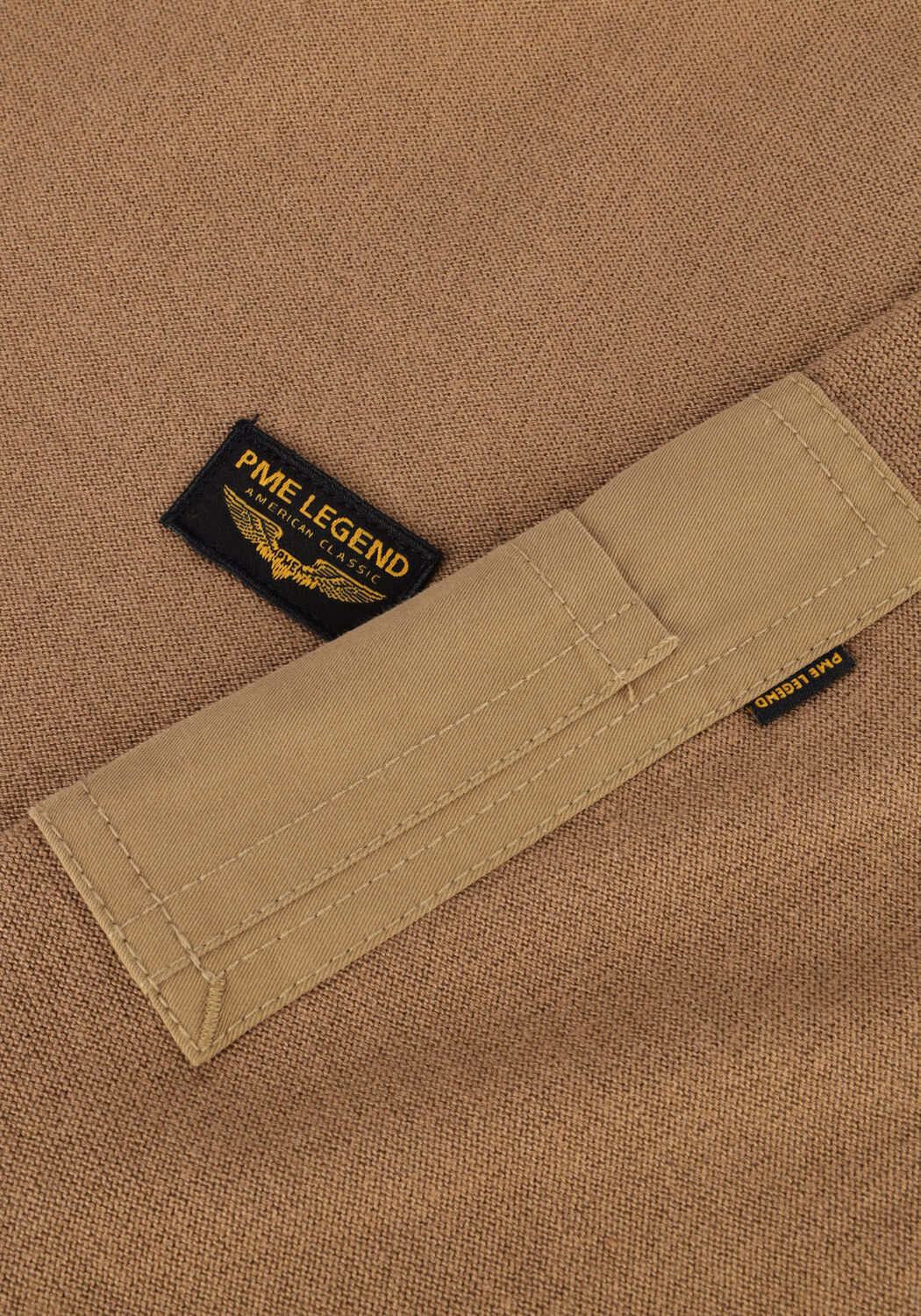 Bruine PME LEGEND Trui R-NECK AMERICAN CLASSIC KNIT - large