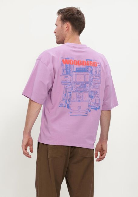 Lila WOODBIRD T-shirt WBBEAM TRAM TEE - large