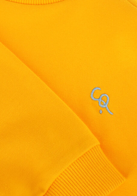 Gele CARLIJNQ Sweater BASIC-GIRLS RUFFLED SWEATER - large