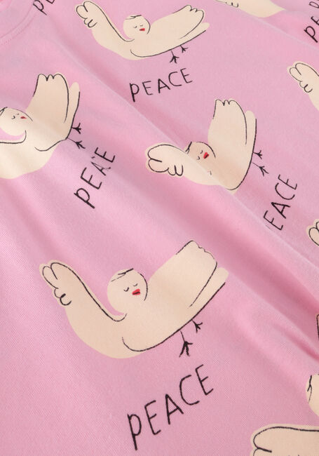 Roze Jelly Mallow T-shirt PEACE T-SHIRT - large