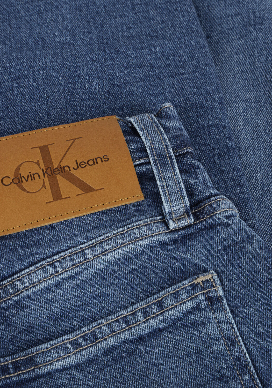 Blauwe CALVIN KLEIN Mom jeans MOM JEAN - large