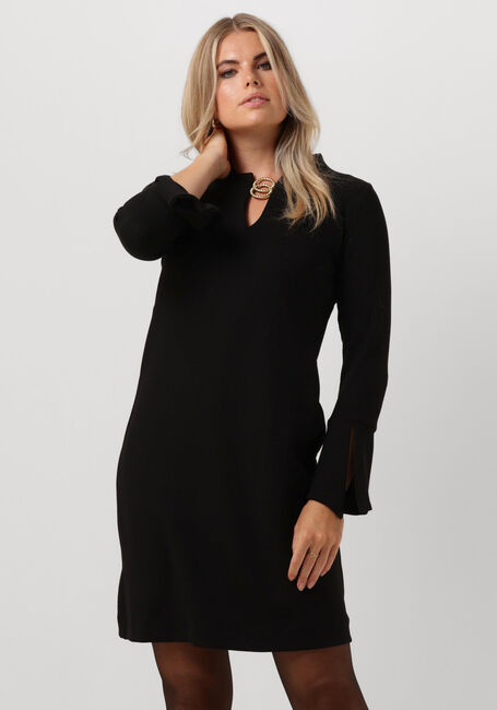 Zwarte ANA ALCAZAR Midi jurk DRESS RINGS - large