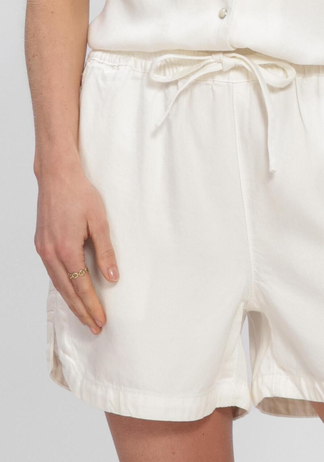 Witte OBJECT Broeken OBJFRAME RE MW SHORTS - large