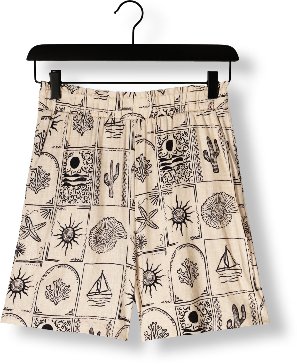 OBJECT Dames Broeken Objember Hw Shorts 139 Beige