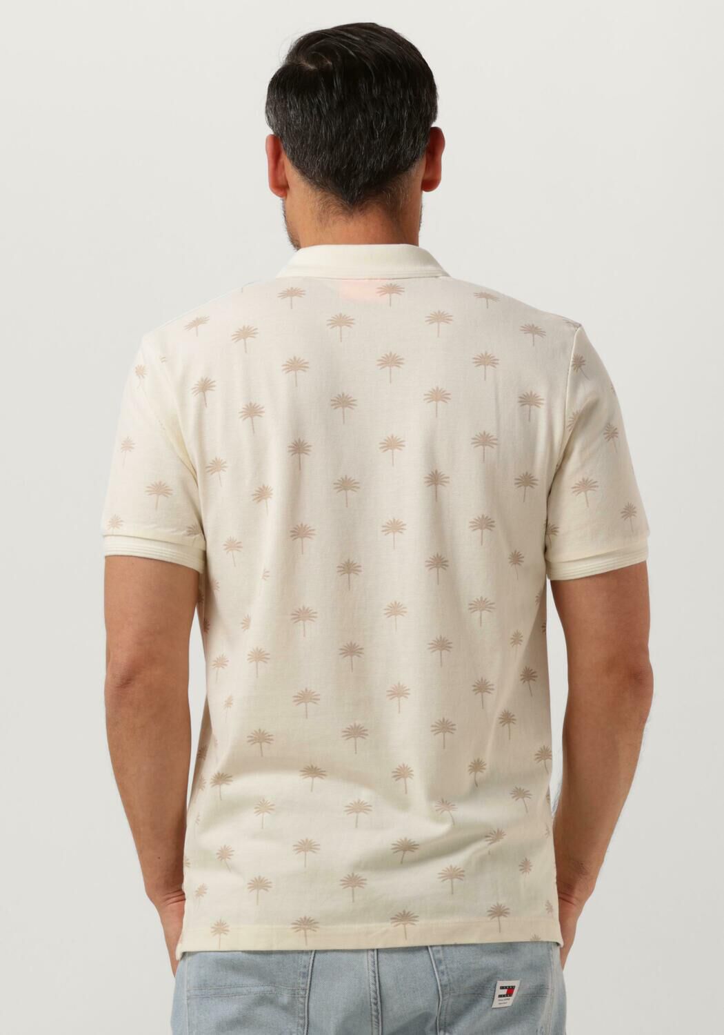 SCOTCH & SODA Heren Polo's & T-shirts Mini Aop Polo Gebroken Wit