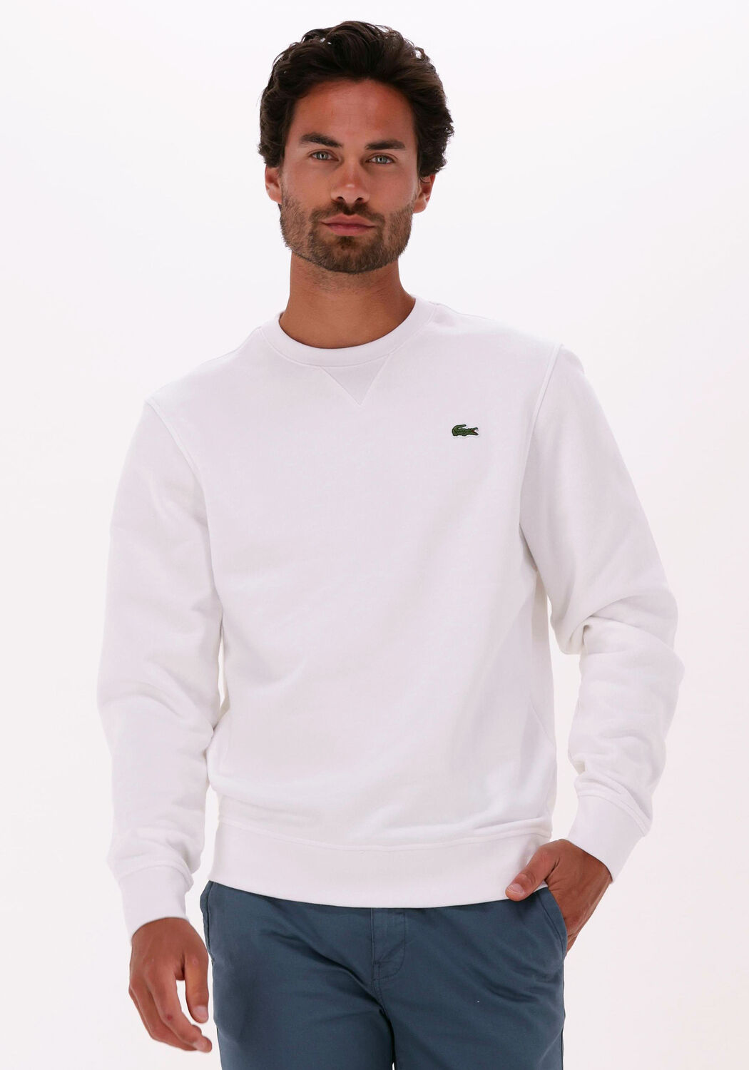 witte lacoste sweater 1hs1 men s sweatshirt 1121