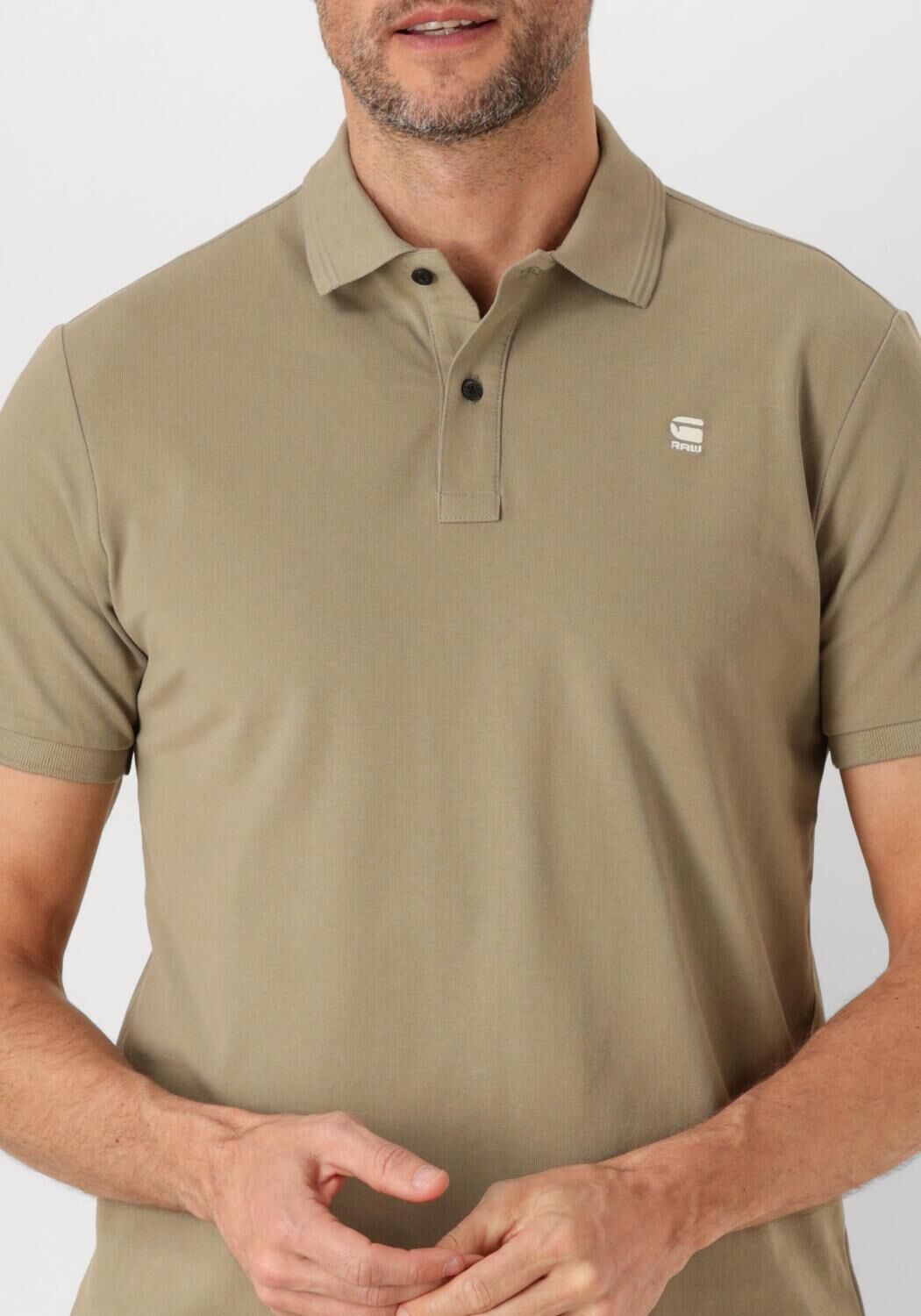 G-STAR RAW Heren Polo's & T-shirts Dunda Slim Polo S\s Khaki