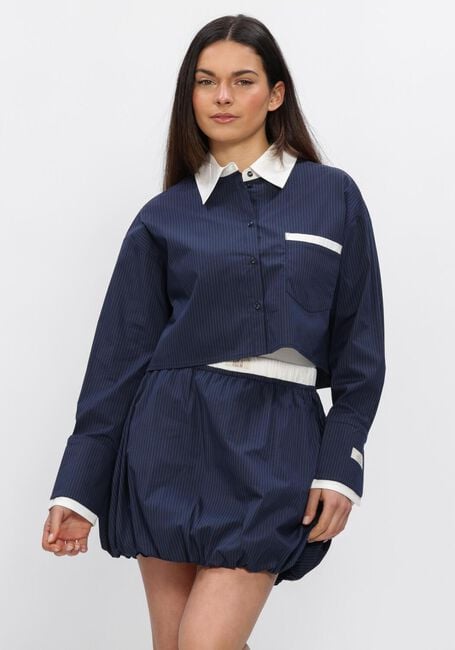 Donkerblauwe THE LOLA CLUB Blouses STEPH BLOUSE - large