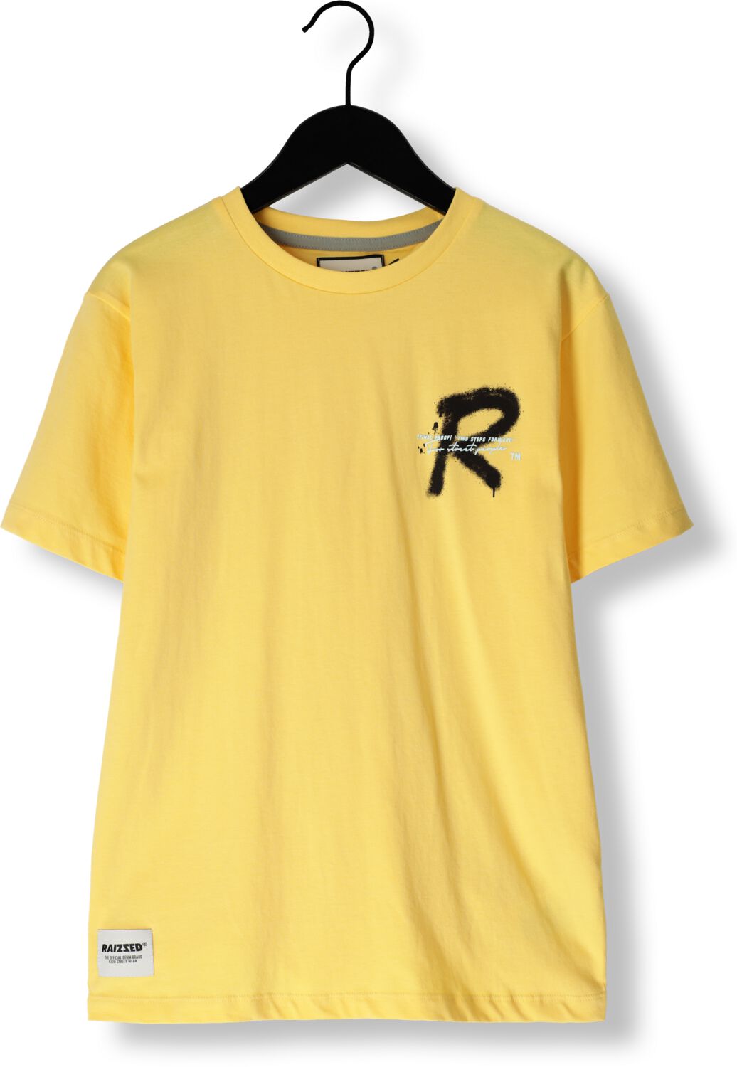 Raizzed T-shirt Halston met printopdruk geel Jongens Katoen Ronde hals 128
