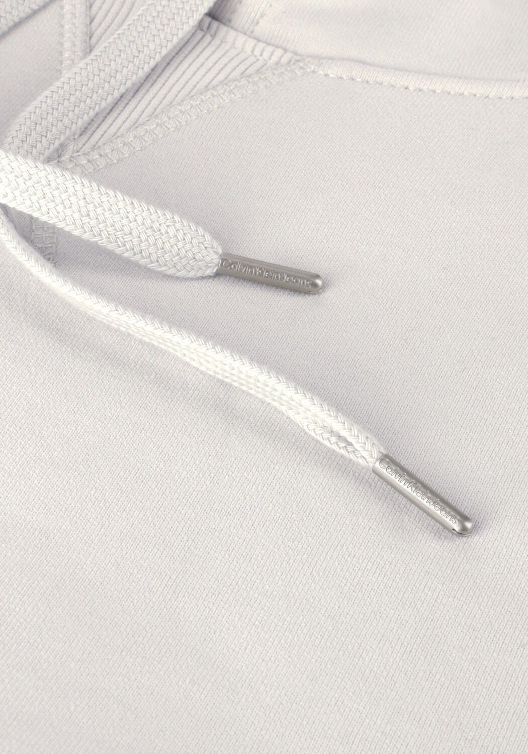 Lichtgrijze CALVIN KLEIN Sweater BADGE HOODIE - large