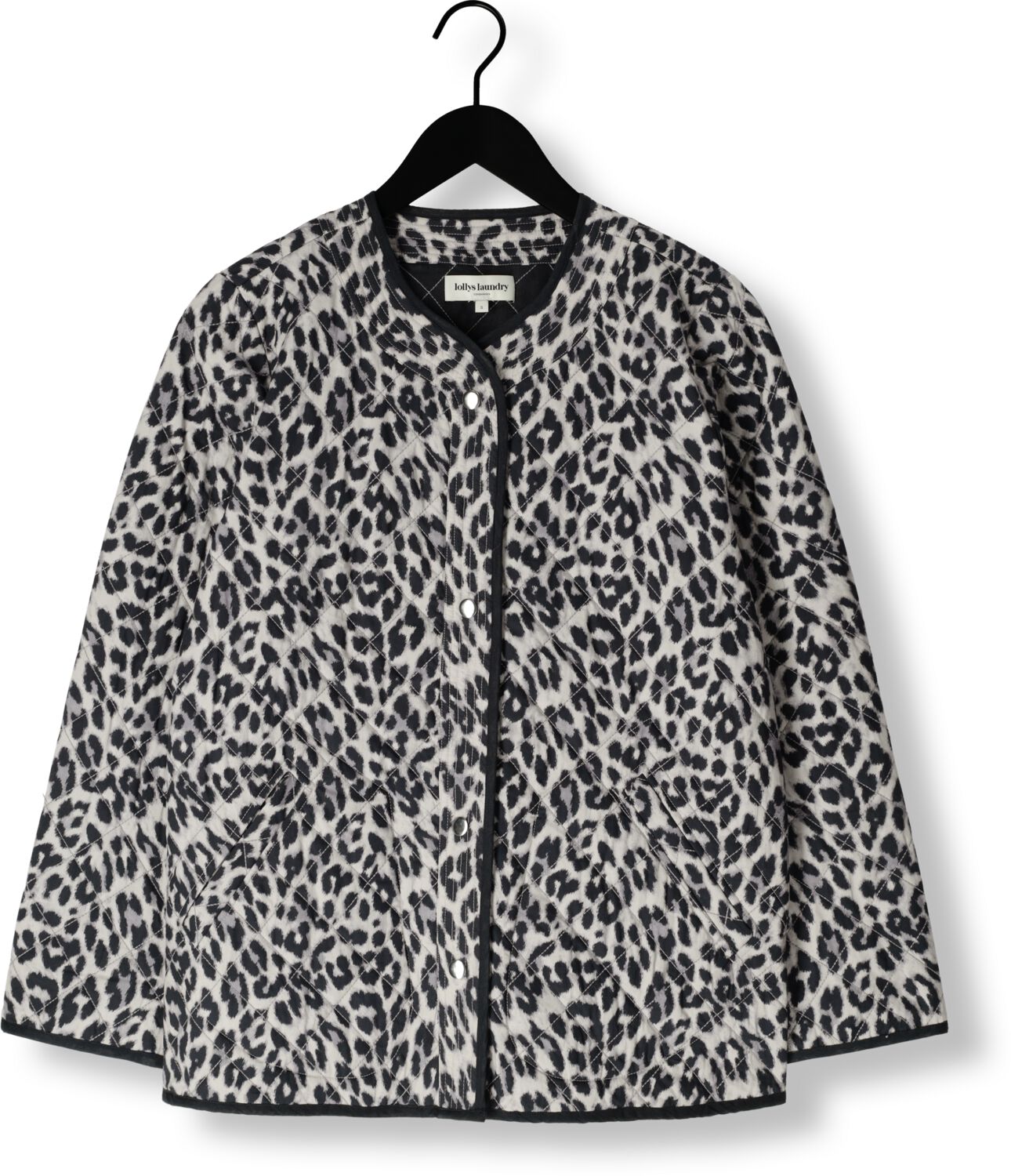 LOLLYS LAUNDRY Dames Blazers Lilyll Quilted Jacket Ls Zwart