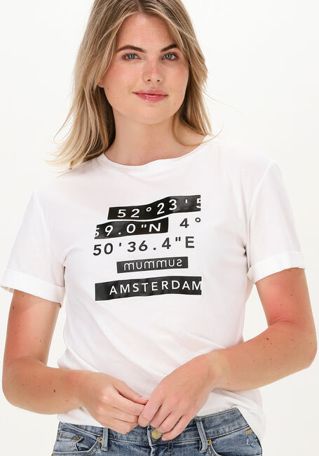 Witte SUMMUM T-shirt TEE COORDINATE ARTWORK COTTON  - large
