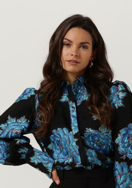 Blauwe Y.A.S. Blouses YASROSIES LS SHIRT - large