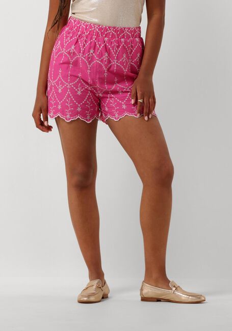 Roze Y.A.S. Broeken YASMALUAR HW SHORTS - large