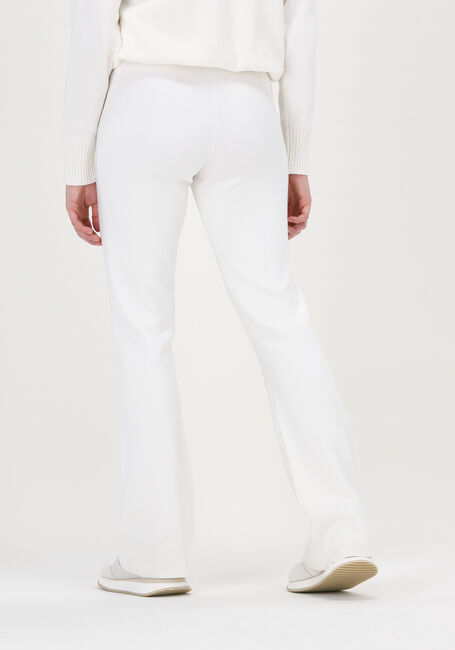 Gebroken wit XAVAH Flared broek HEAVY KNIT FLAIRPANT - large