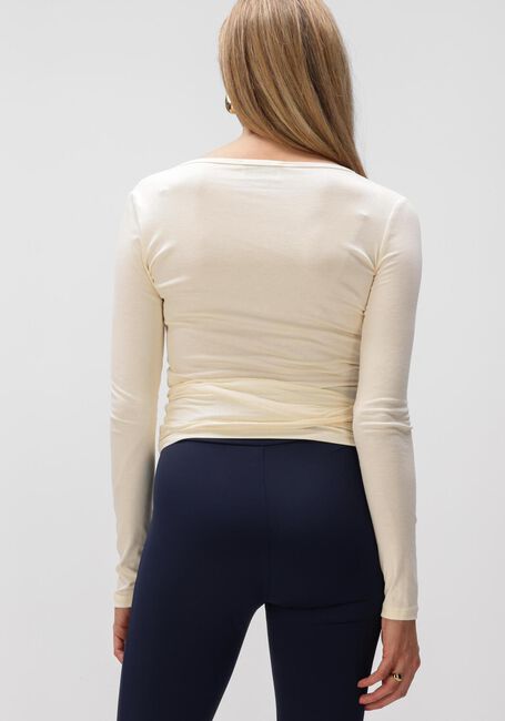 Gebroken wit NEO NOIR Vest NIA JERSEY WRAP BLOUSE - large