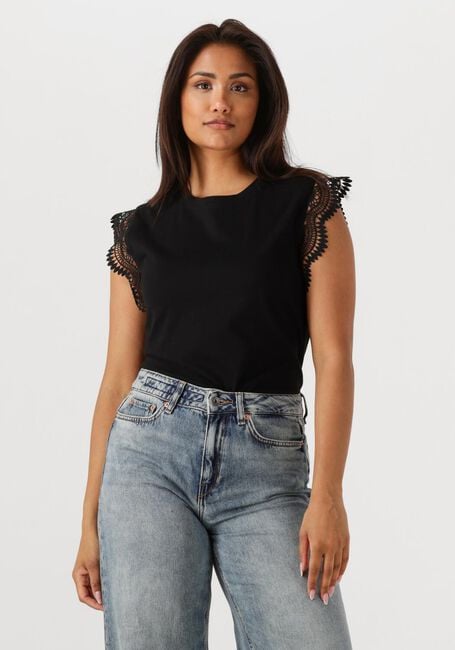 Zwarte AAIKO T-shirt CORA FANCY CO 144 - large