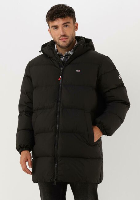 Zwarte TOMMY JEANS Parka's TJM ESSENTIAL DOWN PARKA - large