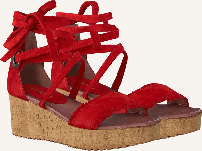 Rode OMODA Sandalen met hak 722007 Rode OMODA Sandalen met hak 722007 - large