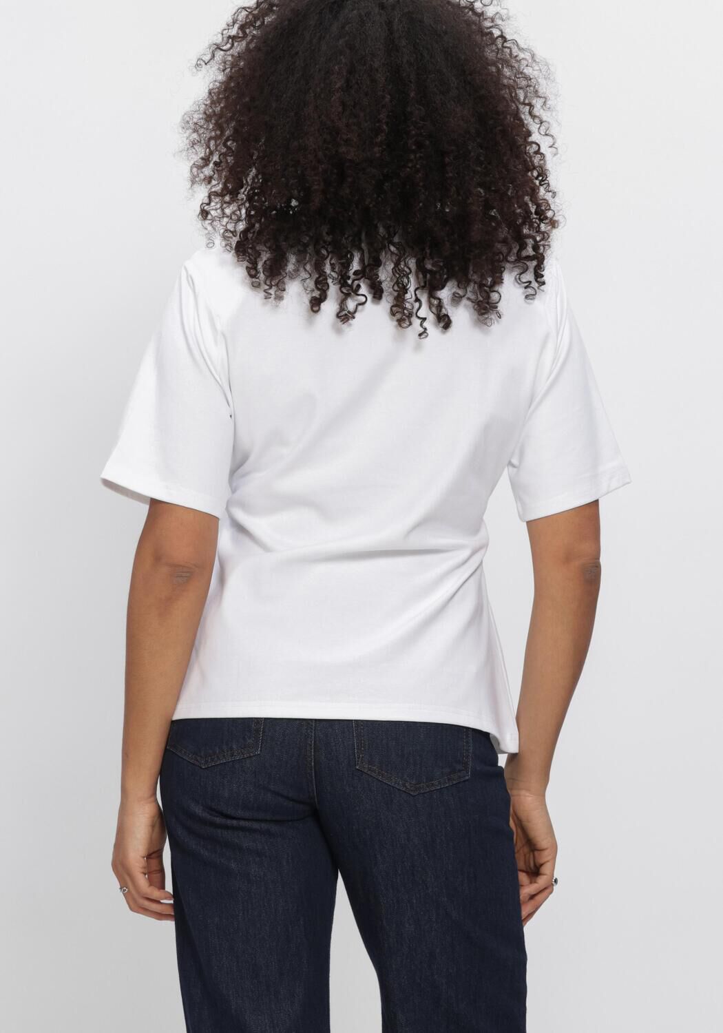 Witte MY ESSENTIAL WARDROBE Tops & T-shirts MWAPIR BELT TEE - large