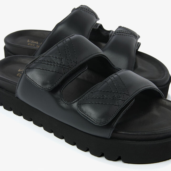 Zwarte VIA VAI Slippers RAE LIDIA - large
