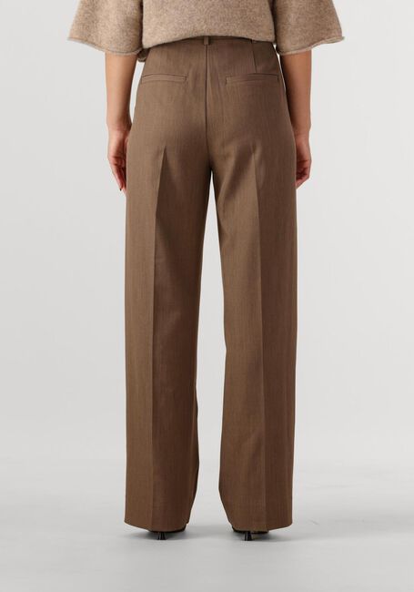 Bruine SECOND FEMALE Wijde broek NEEL CLASSIC TROUSERS - large