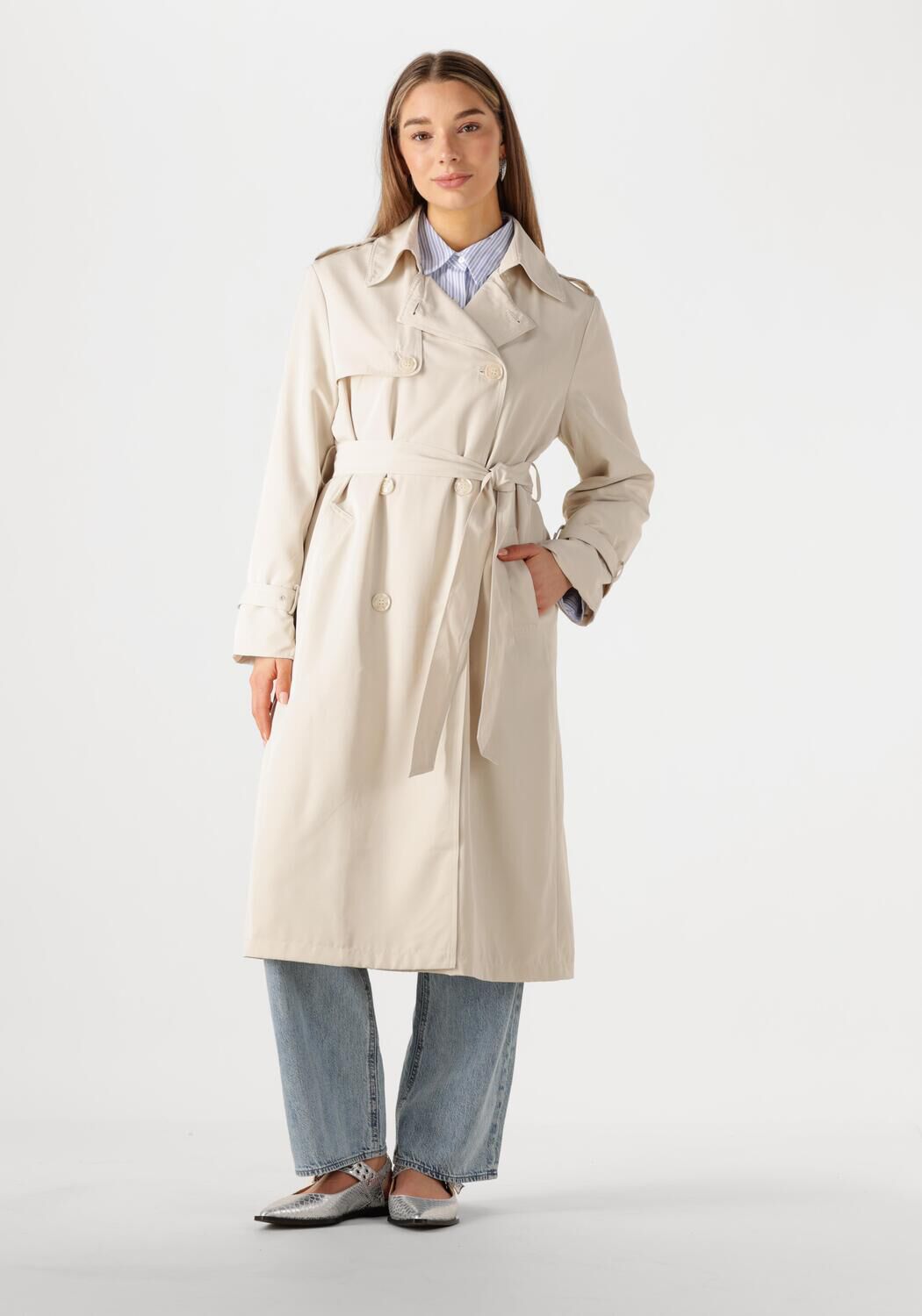 WITHBLACK Dames Jassen Wblnoise Trench Coat Beige