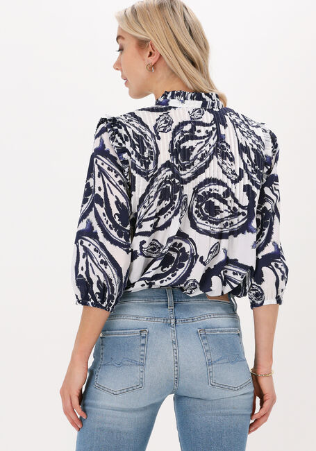 Zwarte DEA KUDIBAL Blouses LINE NS (CO) BLOUSE WITH RUFFLES - large