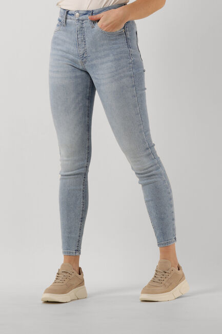 Blauwe CALVIN KLEIN Skinny jeans HIGH RISE SUPER SKINNY ANKLE - large