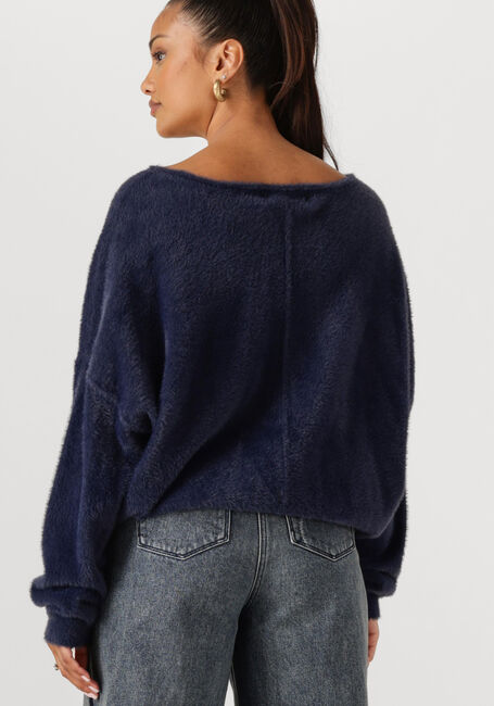 Donkerblauwe NUKUS Trui MATHILDE PULLOVER SOFT - large