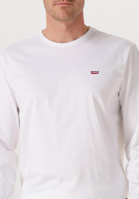 Witte LEVI'S T-shirt LS ORIGINAL HM TEE - large