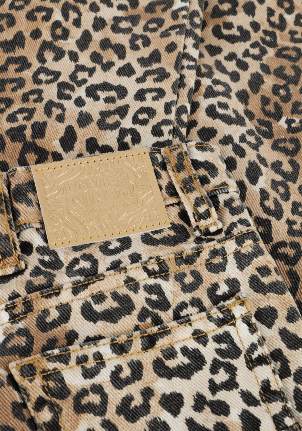 Bruine VINGINO Wijde broek CASSIE LEOPARD - large