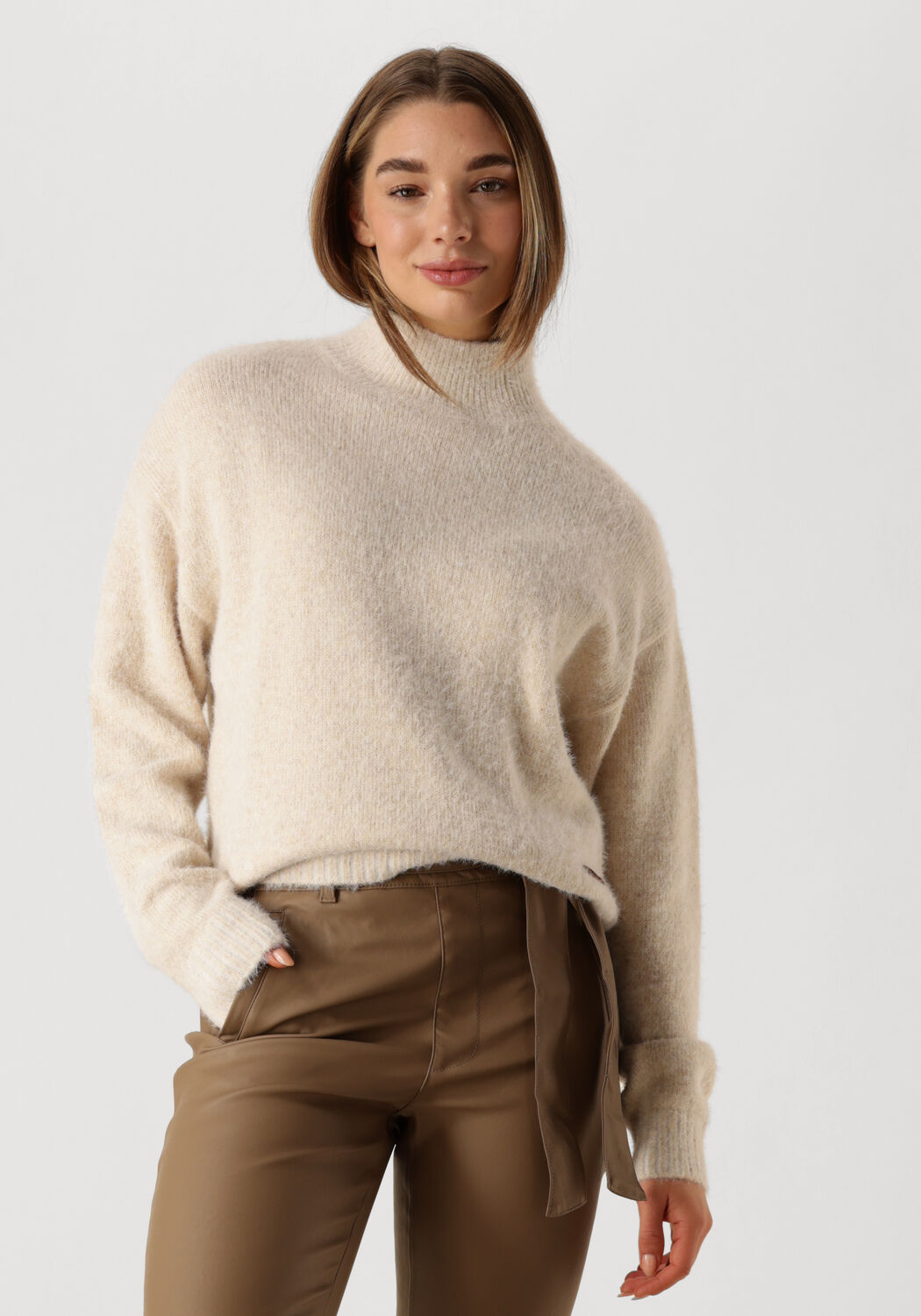 Moscow Beige Andrea Sweater Veelzijdige Stijl Beige Dames